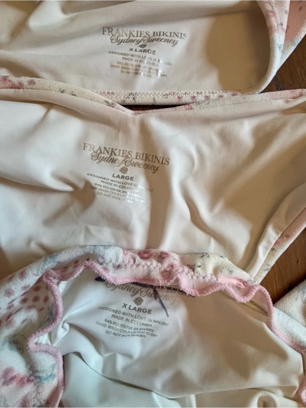 NWT/NWOT Frankie’s bikinis x Sydney Sweeney 4 piece Terry swim set